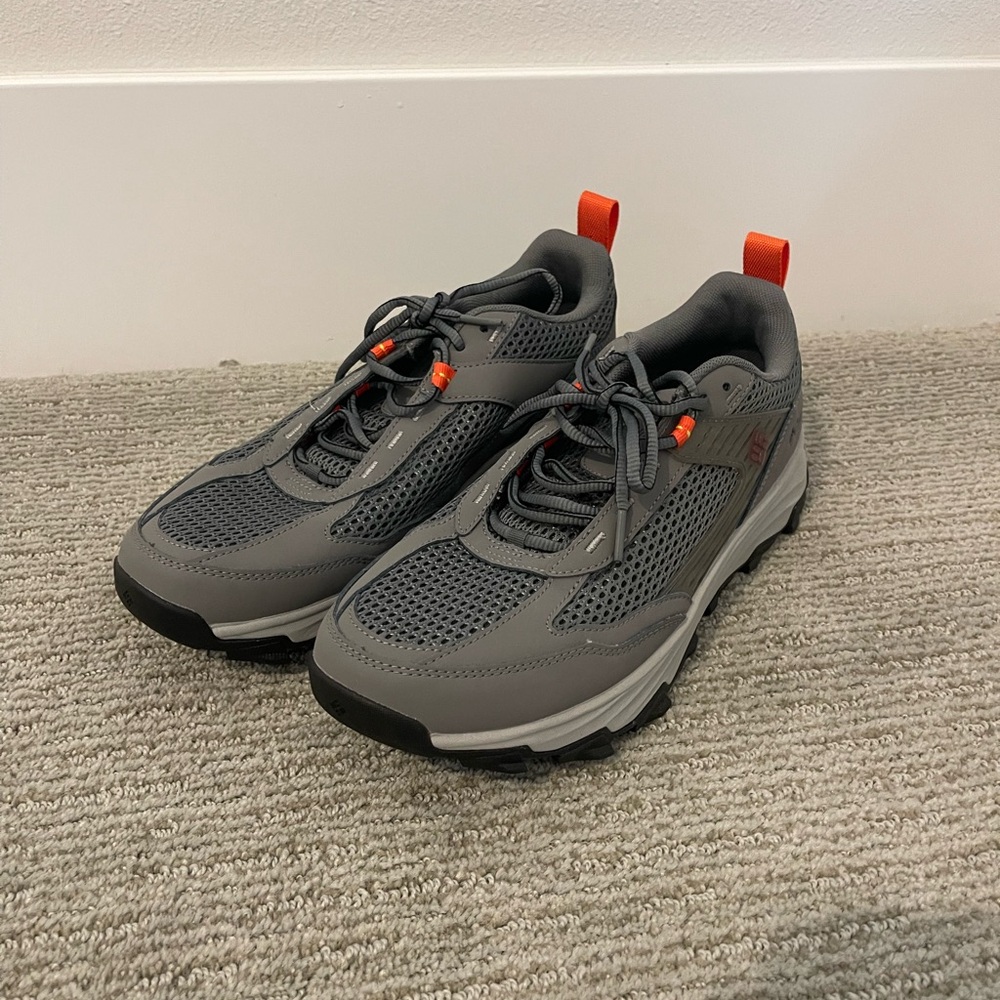 Columbia Gray and Orange Athletic Shoes with Sturdy Rubber Sole